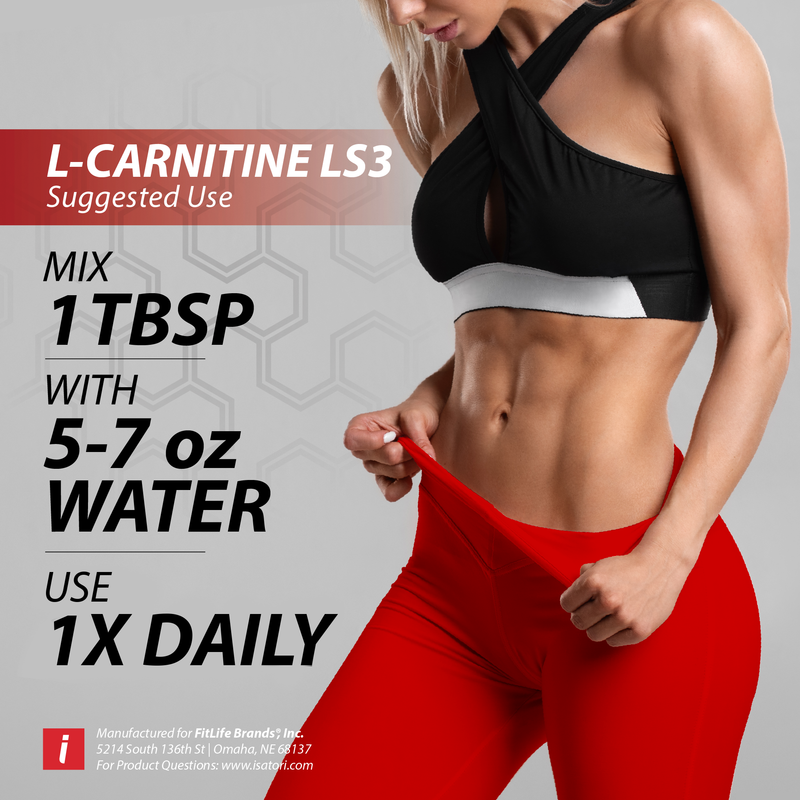 L-Carnitine LS3® 3000 Concentrated Liquid Fat Burner and Metabolism Activator