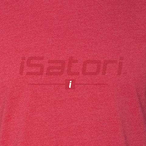 iSatori Tonal Logo Workout T-Shirt, Close Up