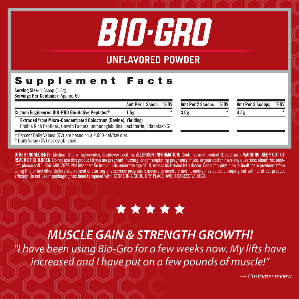 Bio Grams BIO-GRO™ Protein Synthesis Amplifier