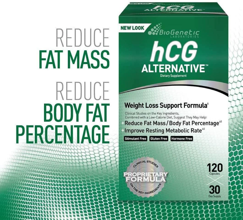 Reduce Fat Mass and Body Fat Percentage with BioGenetic Laboratories hCG ALTERNATIVE